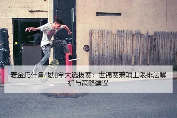 麦金托什备战加拿大选拔赛：世锦赛兼项上限排法解析与策略建议